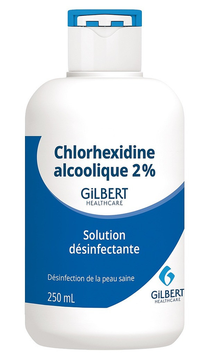 250ml - Chlorhexidine aqueuse à 2% - Gilbert