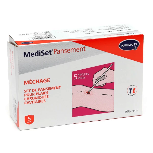 Méchage - MediSet® Méchage pour plaies chroniques/ 5 soins - Hartmann