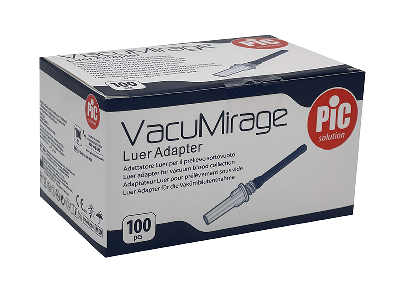 100 Adaptateurs - Luer Vacumirage - Pic Solution