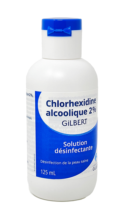 125ml - Chlorhexidine aqueuse à 2% - Gilbert