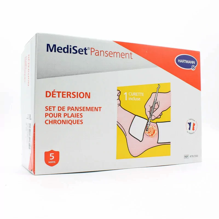 Détersion - MediSet® Détersion pour plaies chroniques/ 5 soins - Hartmann