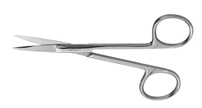 Ciseaux Iridectomie, droits, 11,5 cm