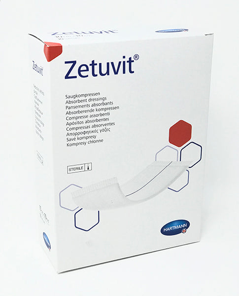 Zetuvit stérile - 10 pansements absorbant - 15 x 20cm - avec dos hydrophobe