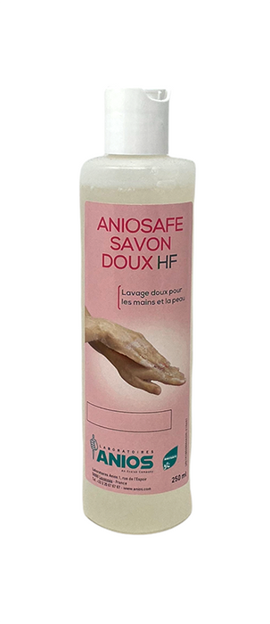 250ml - AnioSafe Savon Doux HF - Lavage Fréquent -  Anios